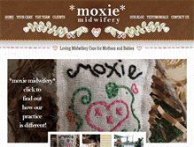 Tablet Screenshot of moxiemidwifery.com
